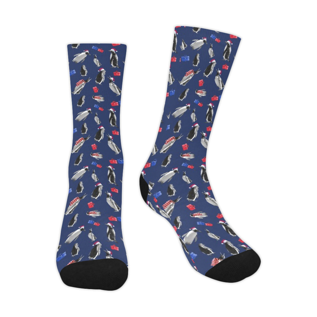 Christmas Penguin Socks