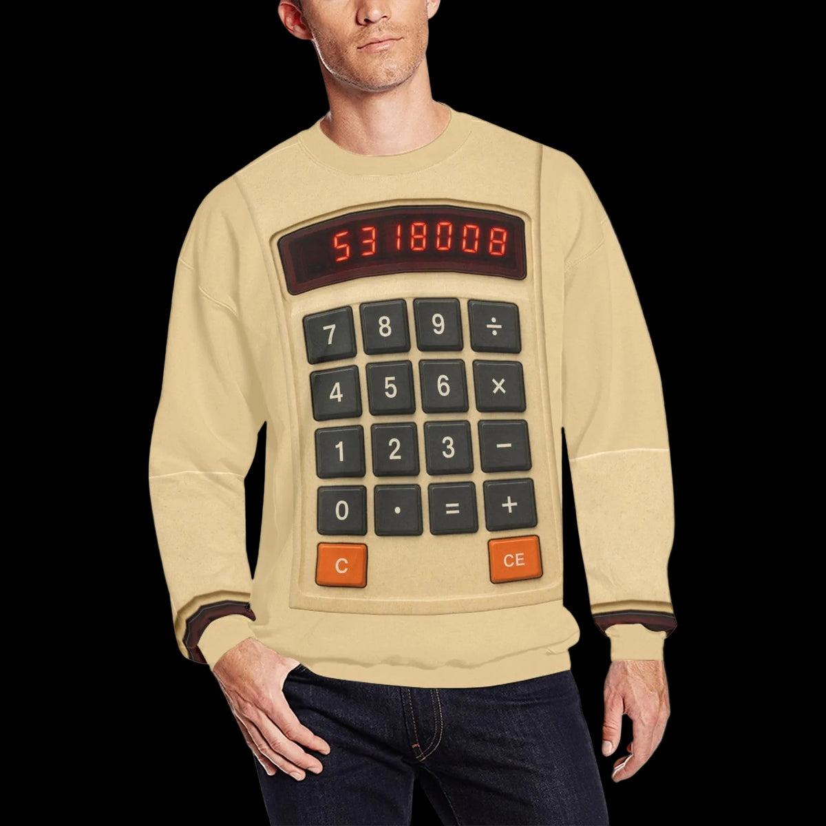 Retro Calculator 5318008 Costume Sweater