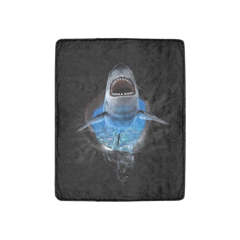 3D Shark Throw Blanket