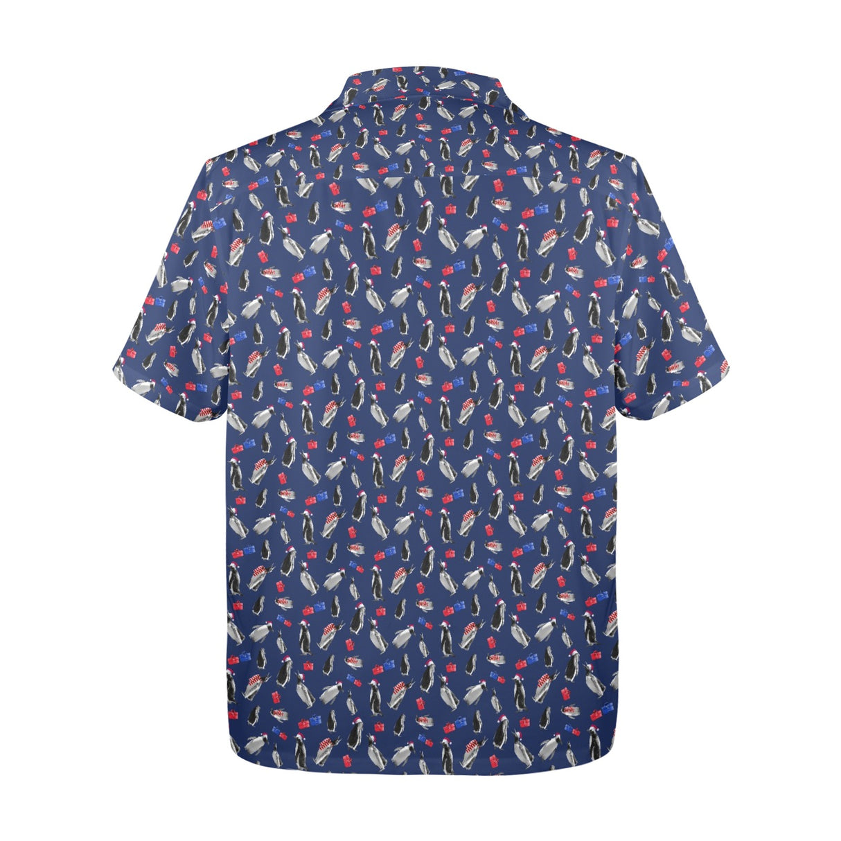 Penguin Christmas Hawaiian Shirt | Button Up Down Shirt
