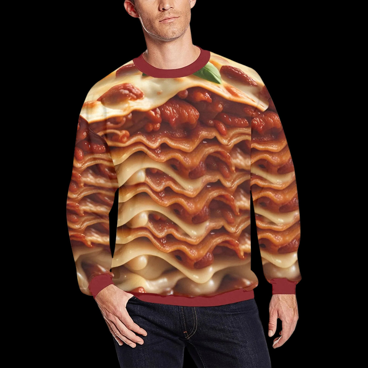 Lasagna Ugly Christmas Sweater
