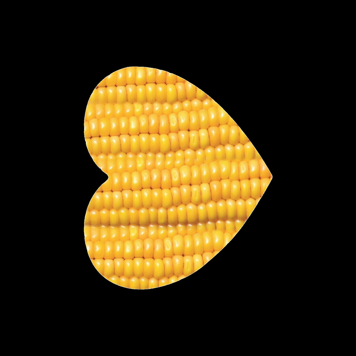 Corn Cob Heart Mousepad - Funny Food Desk Gift