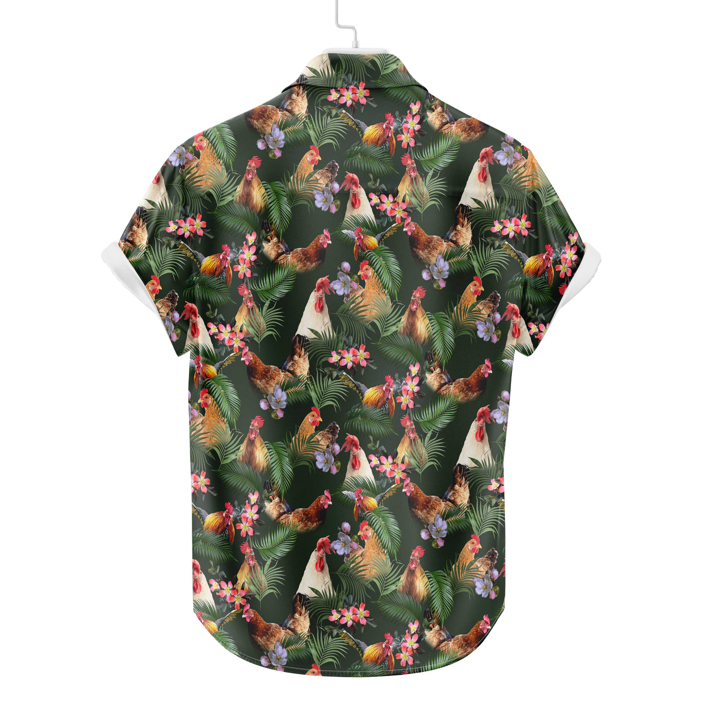 Chicken Hawaiian Shirt | Button Up Down Shirt