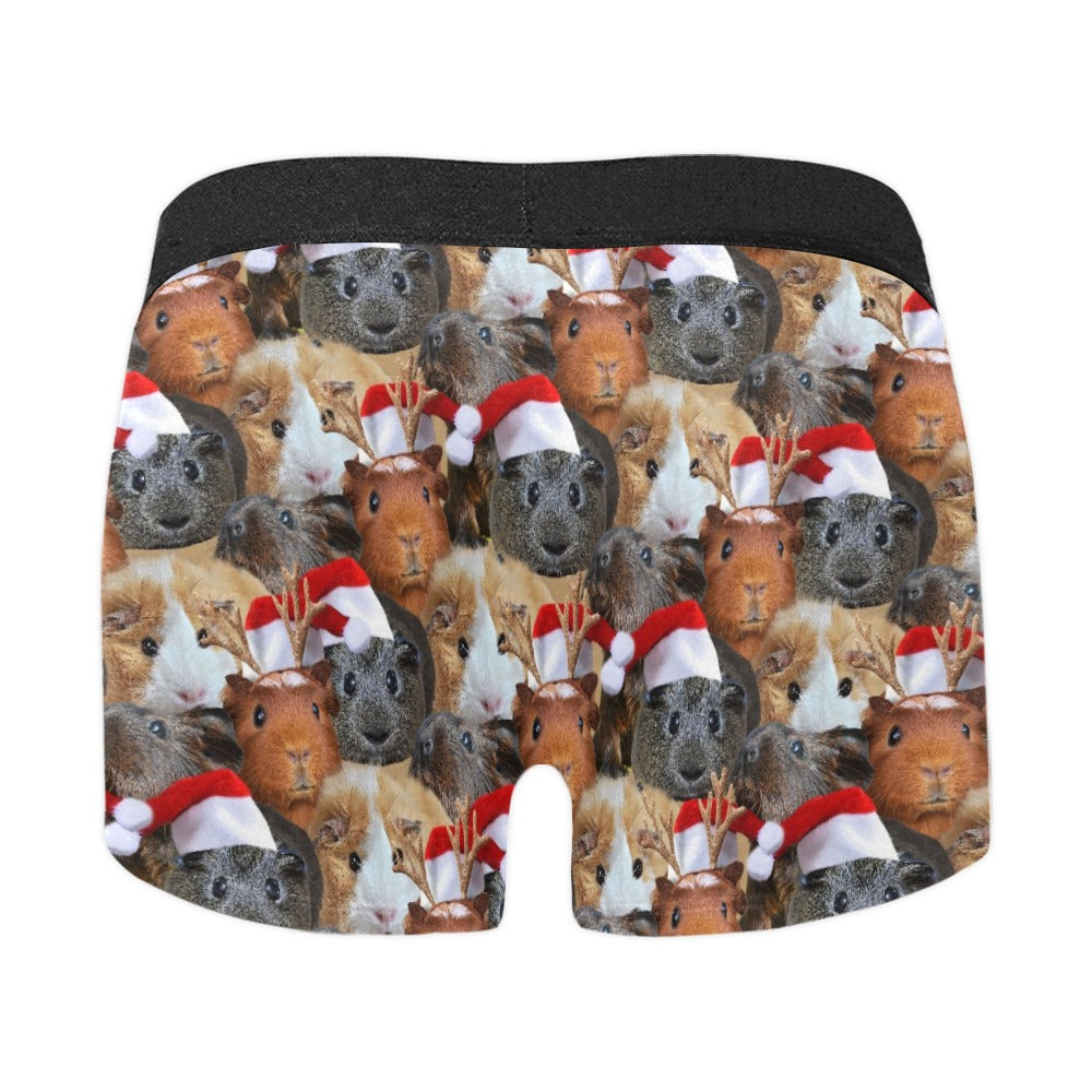 Christmas Guinea Pig Boxer Brief Boxers