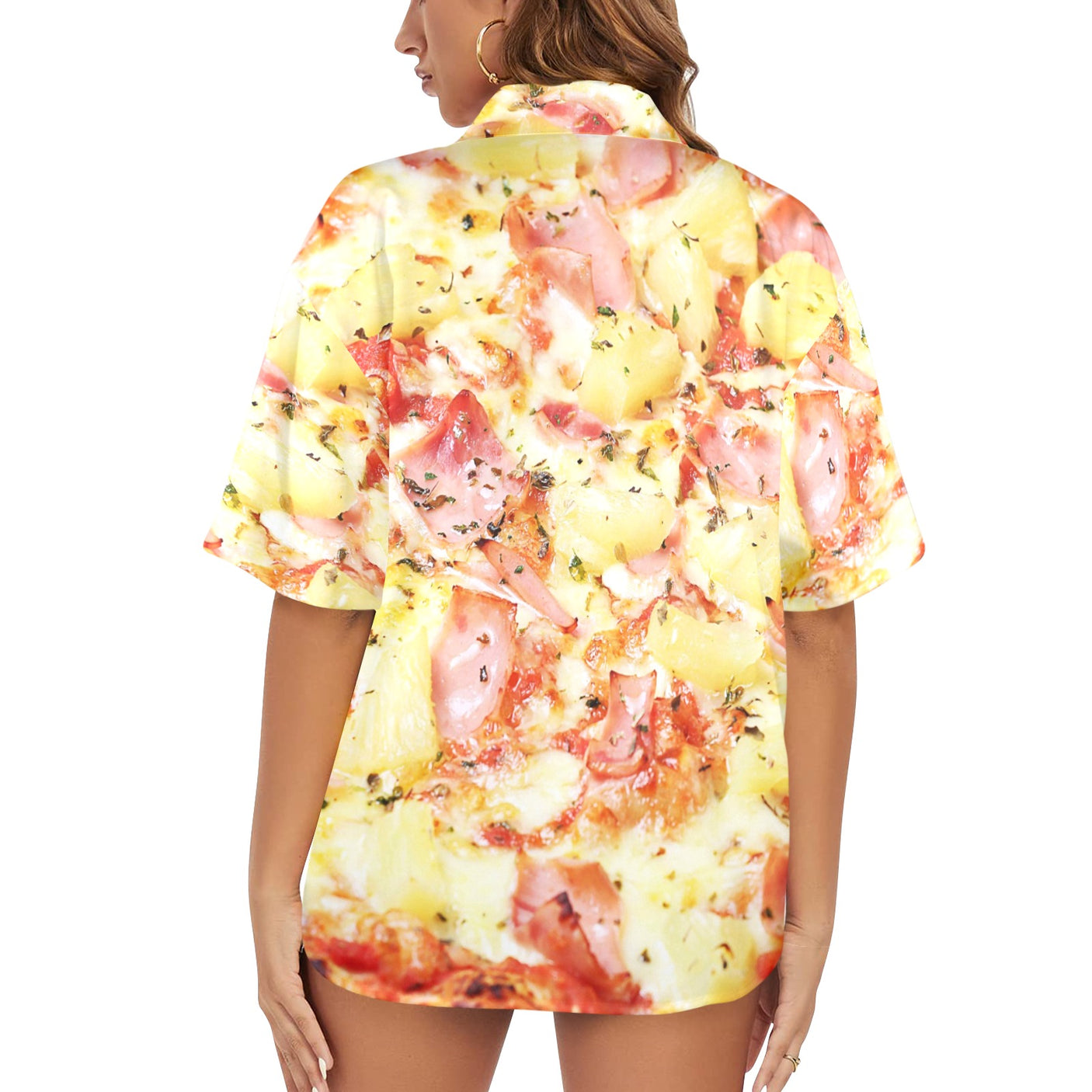 Pineapple Pizza Women's Hawaiian Shirt