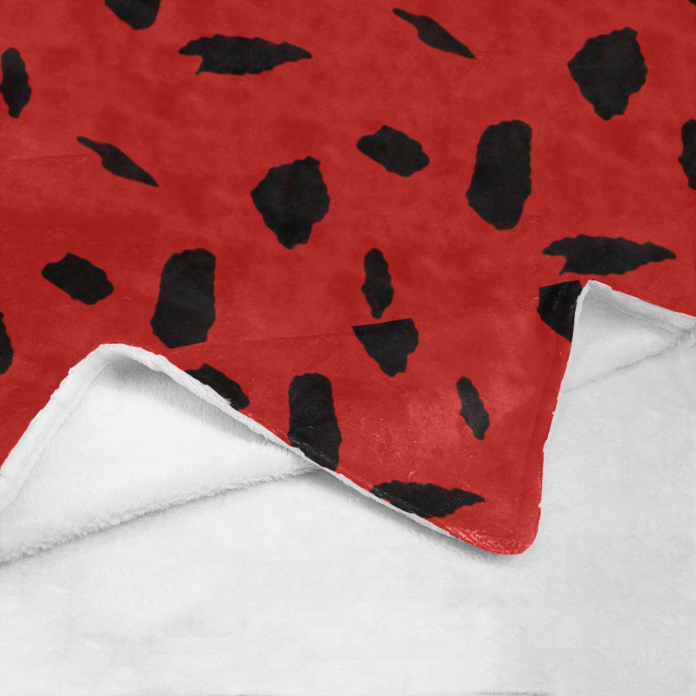 Lady Beetle Throw Blanket