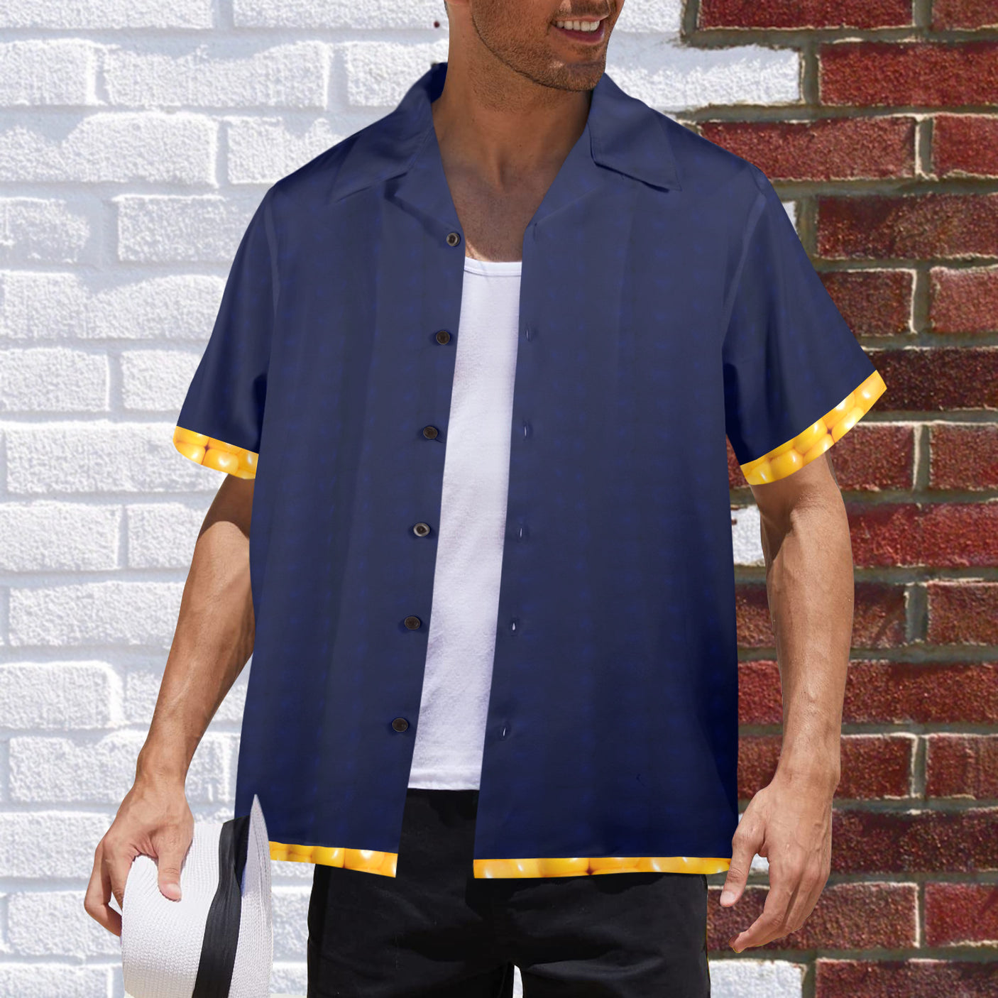 Corn Cob Hawaiian Shirt | Button Up Down Shirt