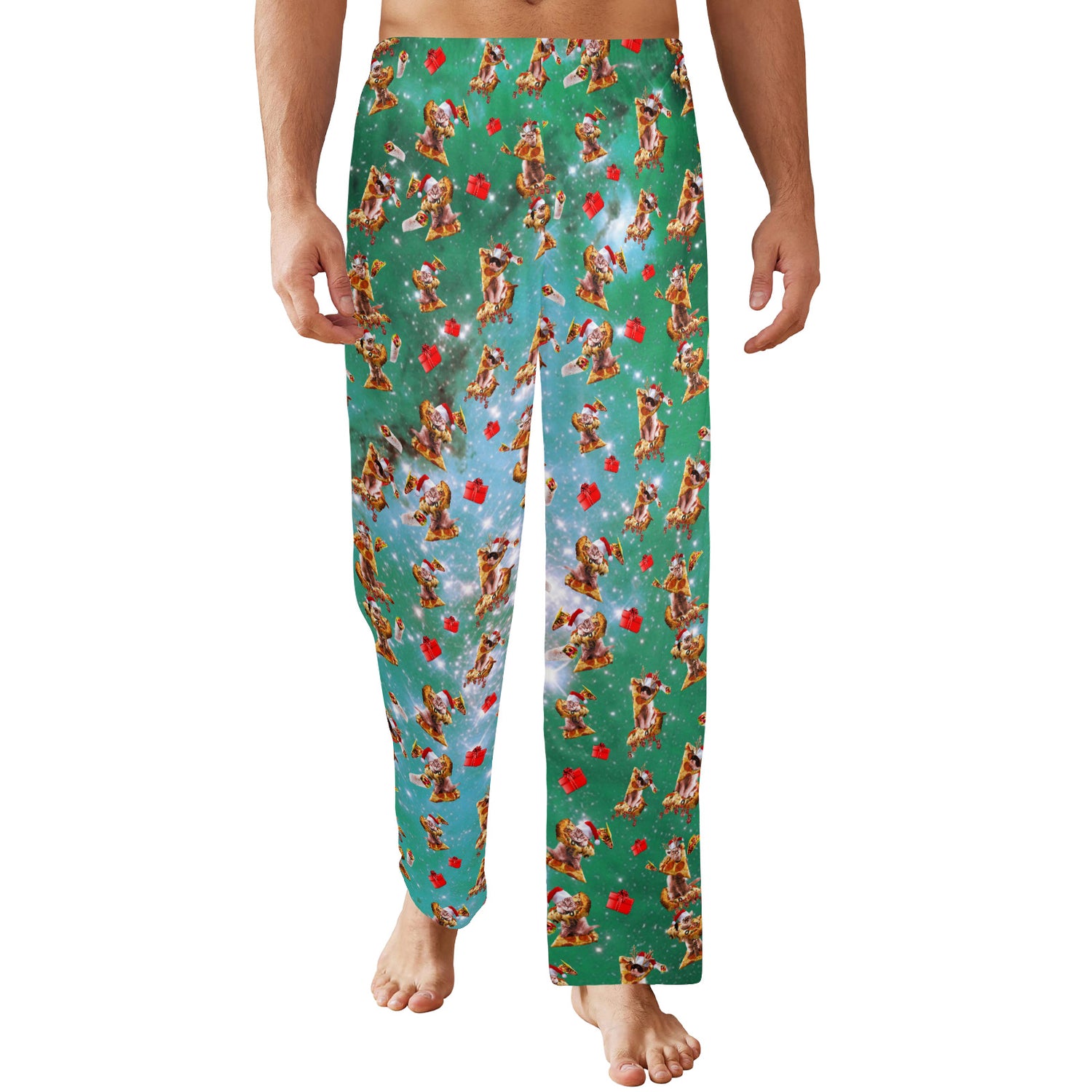 Christmas Space Cat Pajamas