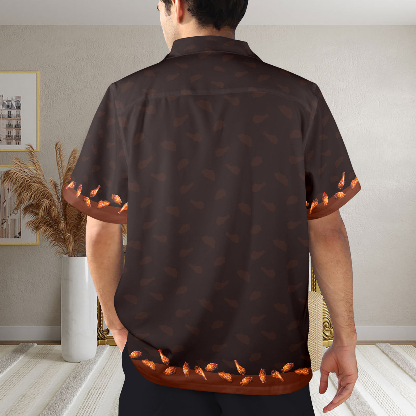 Chicken Wing Hawaiian Shirt | Button Up Down Shirt