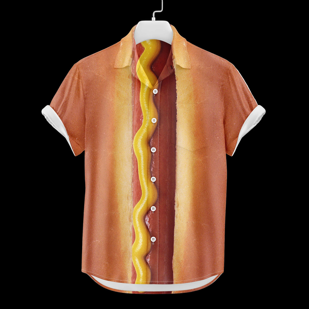 Hot Dog Hawaiian Shirt | Button Up Down Shirt