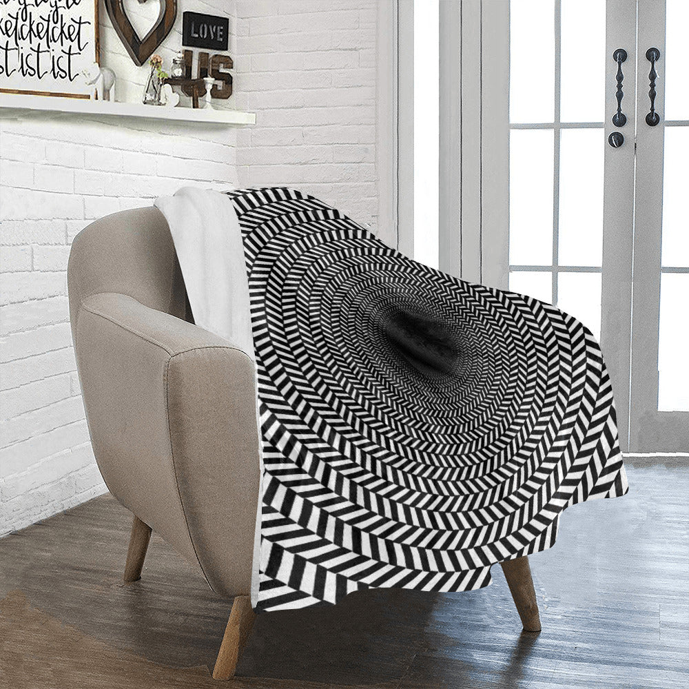 Optical Illusion Throw Blanket