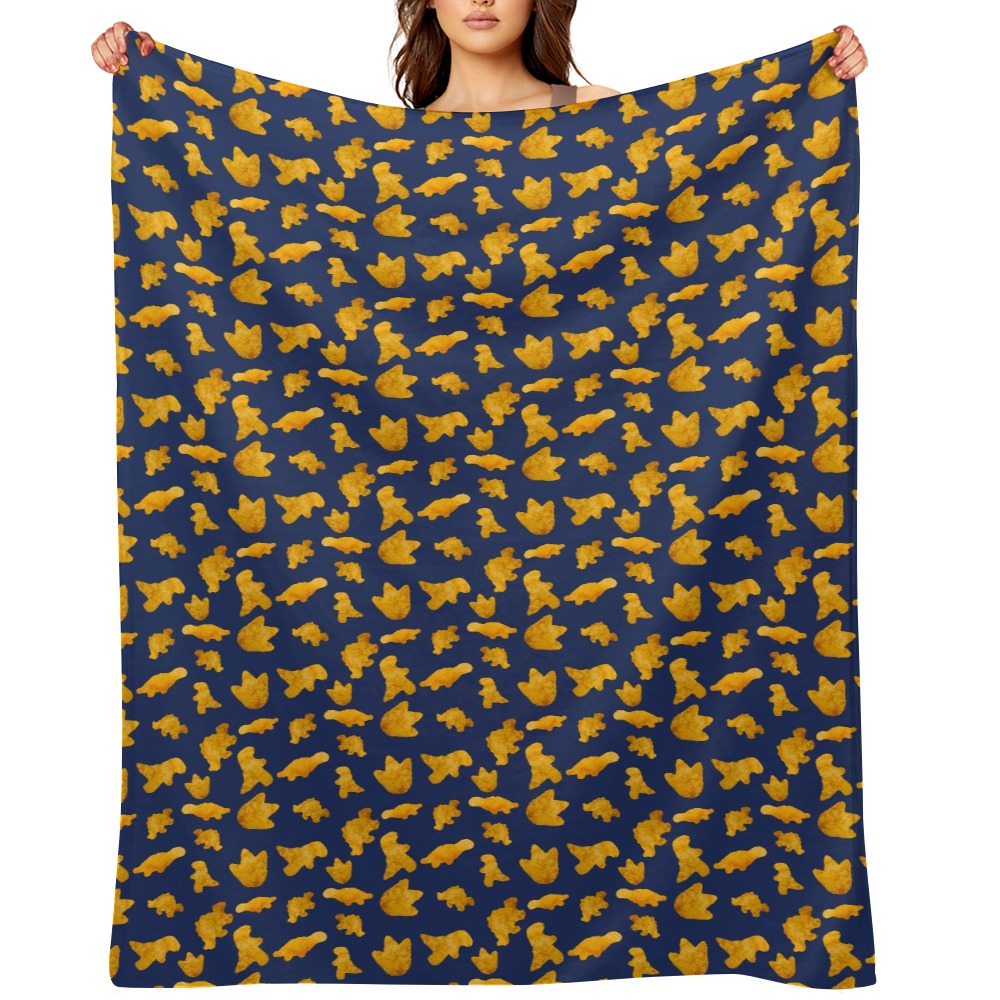 Dino Nuggets Throw Blanket