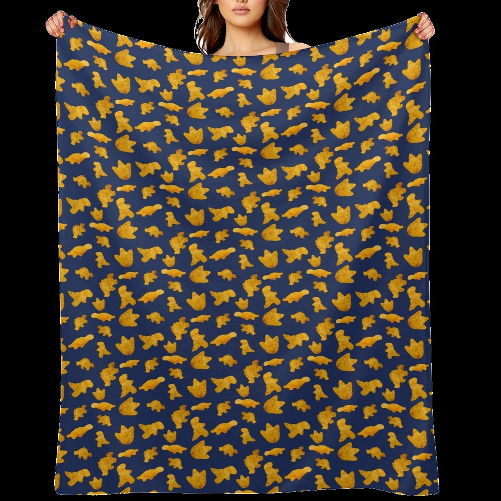 Dino Nuggets Throw Blanket