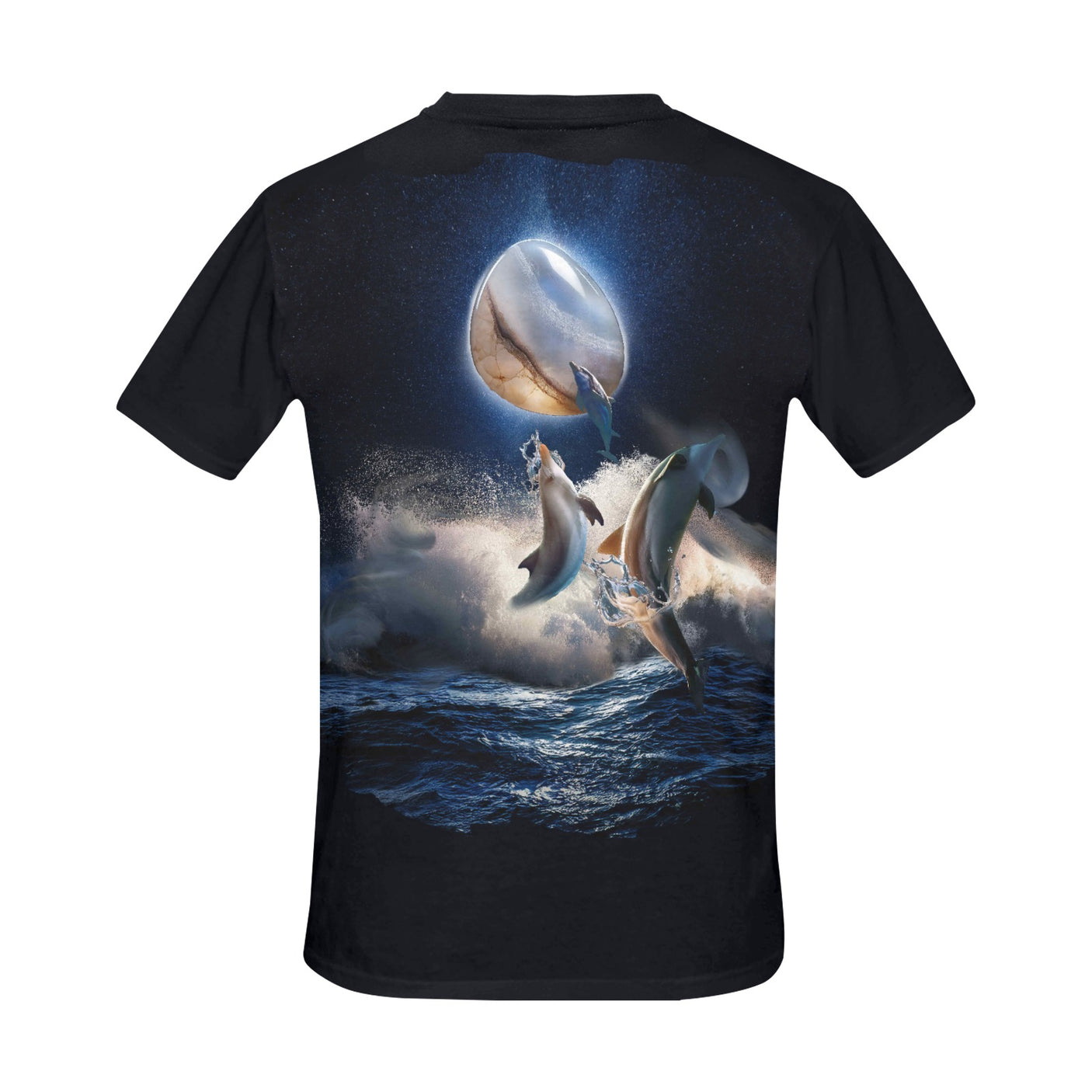 Night Dolphin AOP Shirt | Gemstone Dolphins T-Shirt
