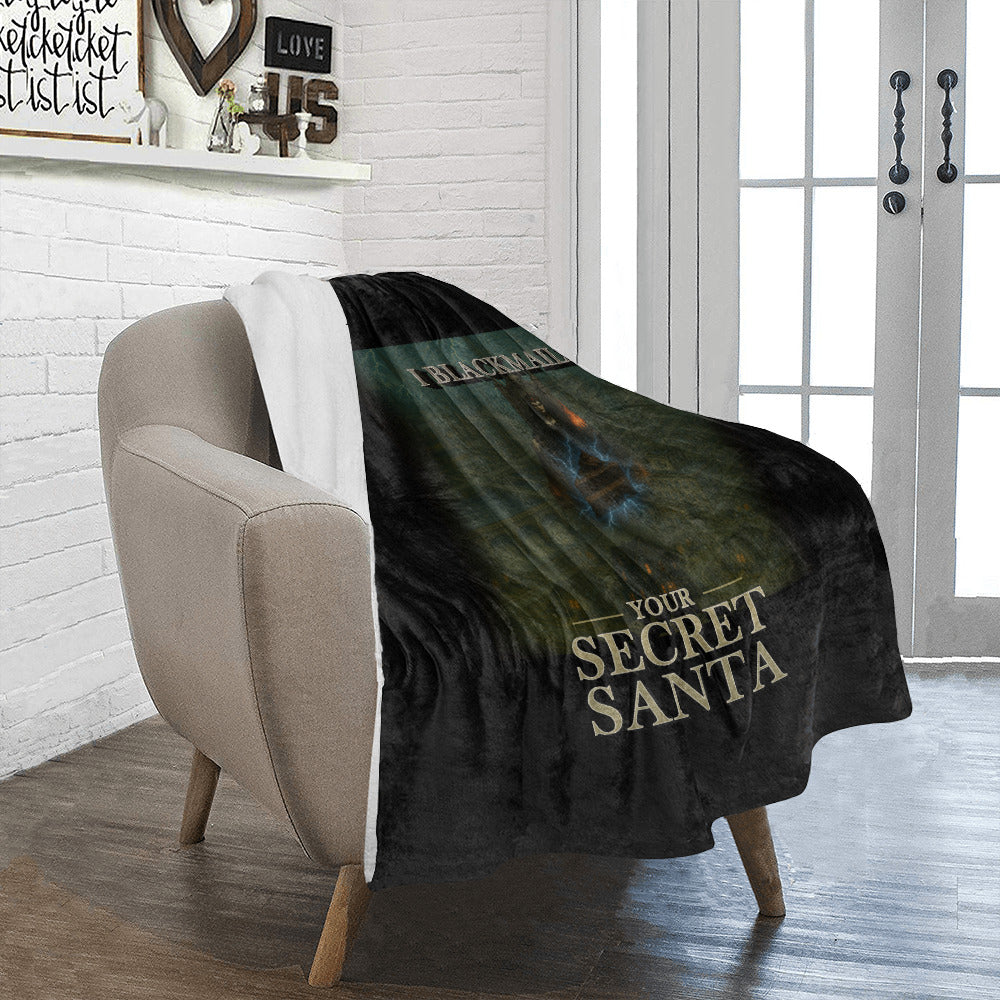 Secret Santa Humour Throw Blanket