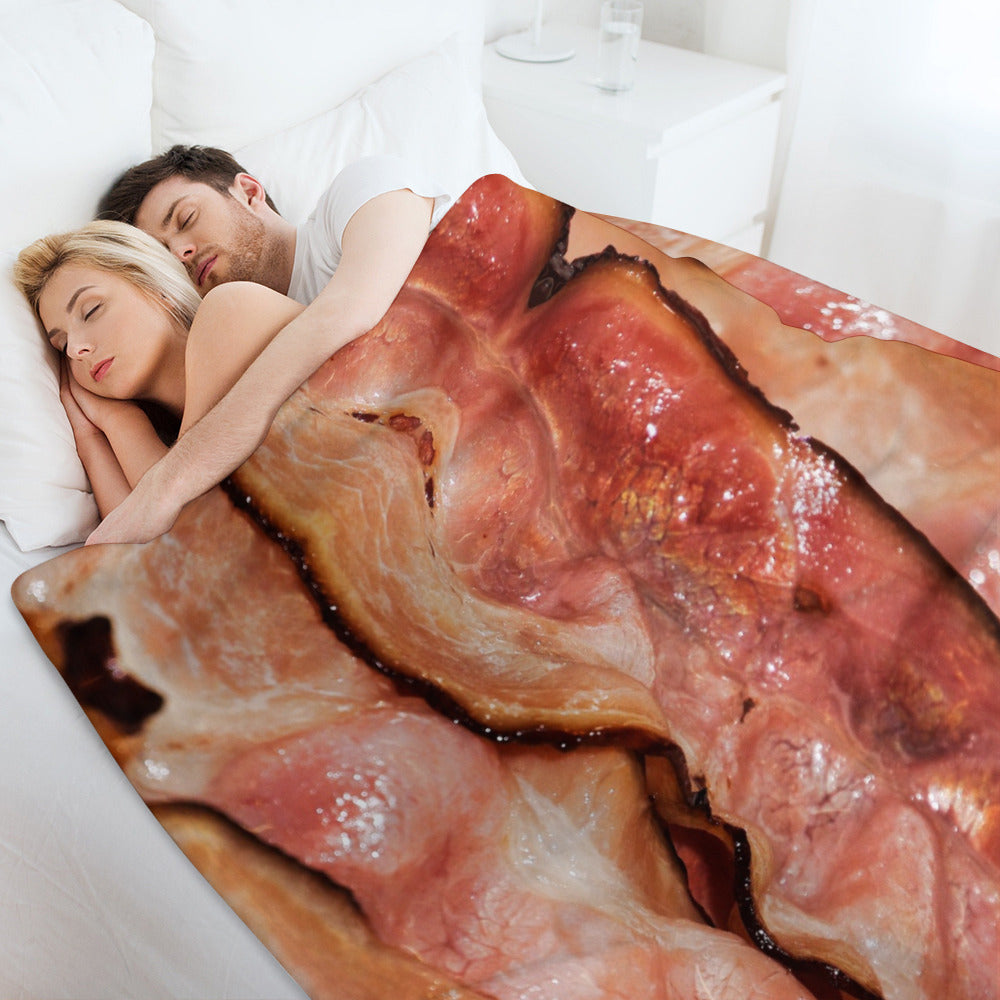 Bacon Throw Blanket