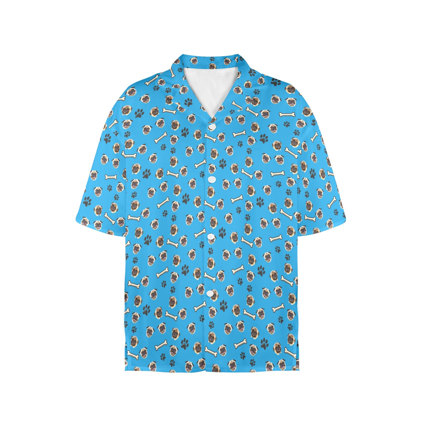 Pug Women's Hawaiian Shirt