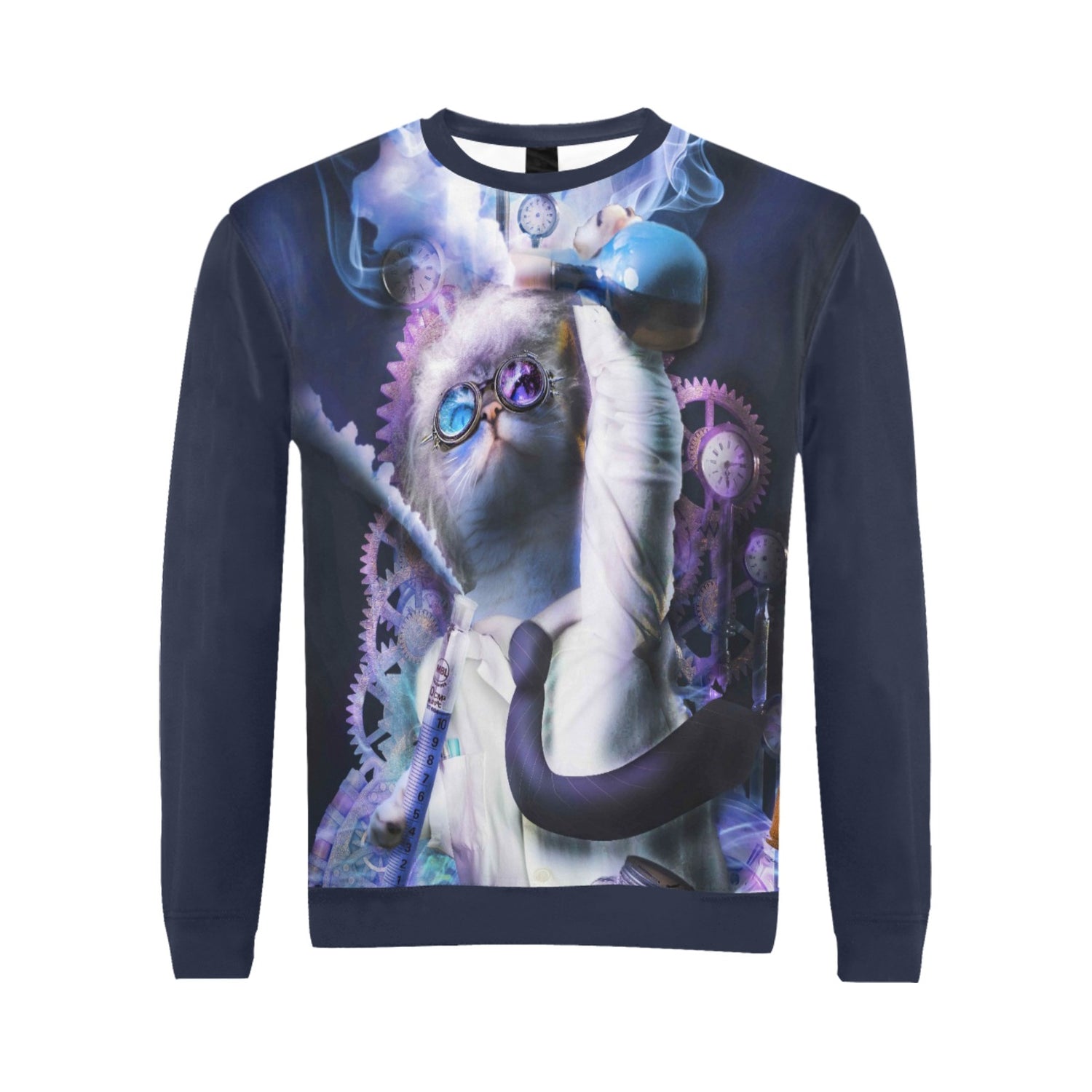 Mad Scientist Cat Sweater