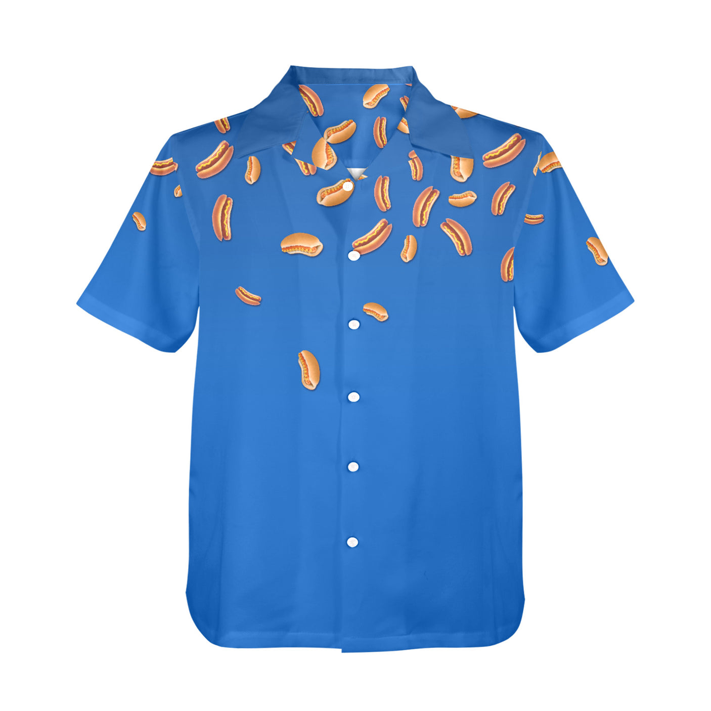 Hot Dog Hawaiian Shirt | Button Up Down Shirt