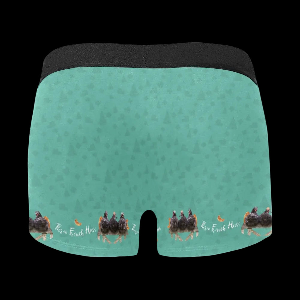 French Hens Christmas Boxer Brief Boxers