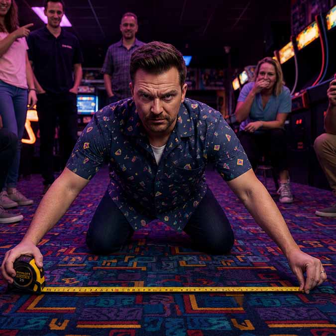 Arcade Floor Carpet Pattern Hawaiian Shirt