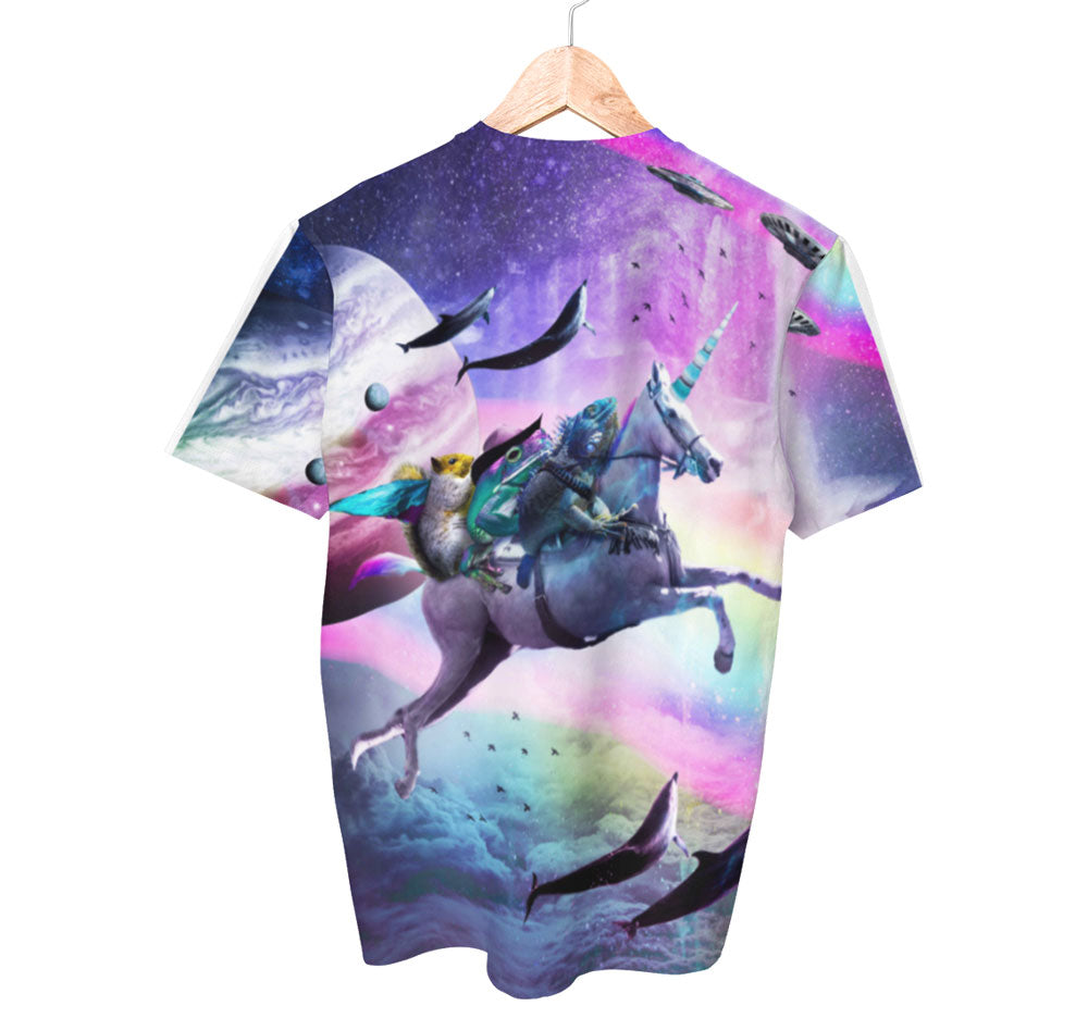 Chemise Licorne Lézard Grenouille Écureuil | T-shirts AOP 3D