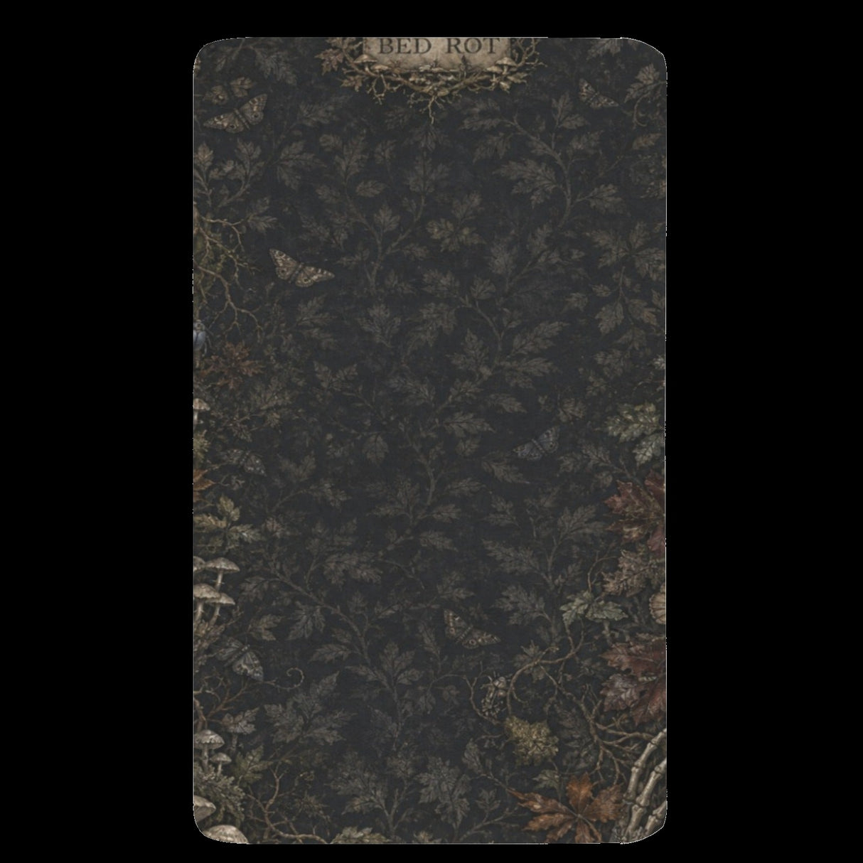 Bed Rot Botanical Gothic Fitted Sheet – Twin