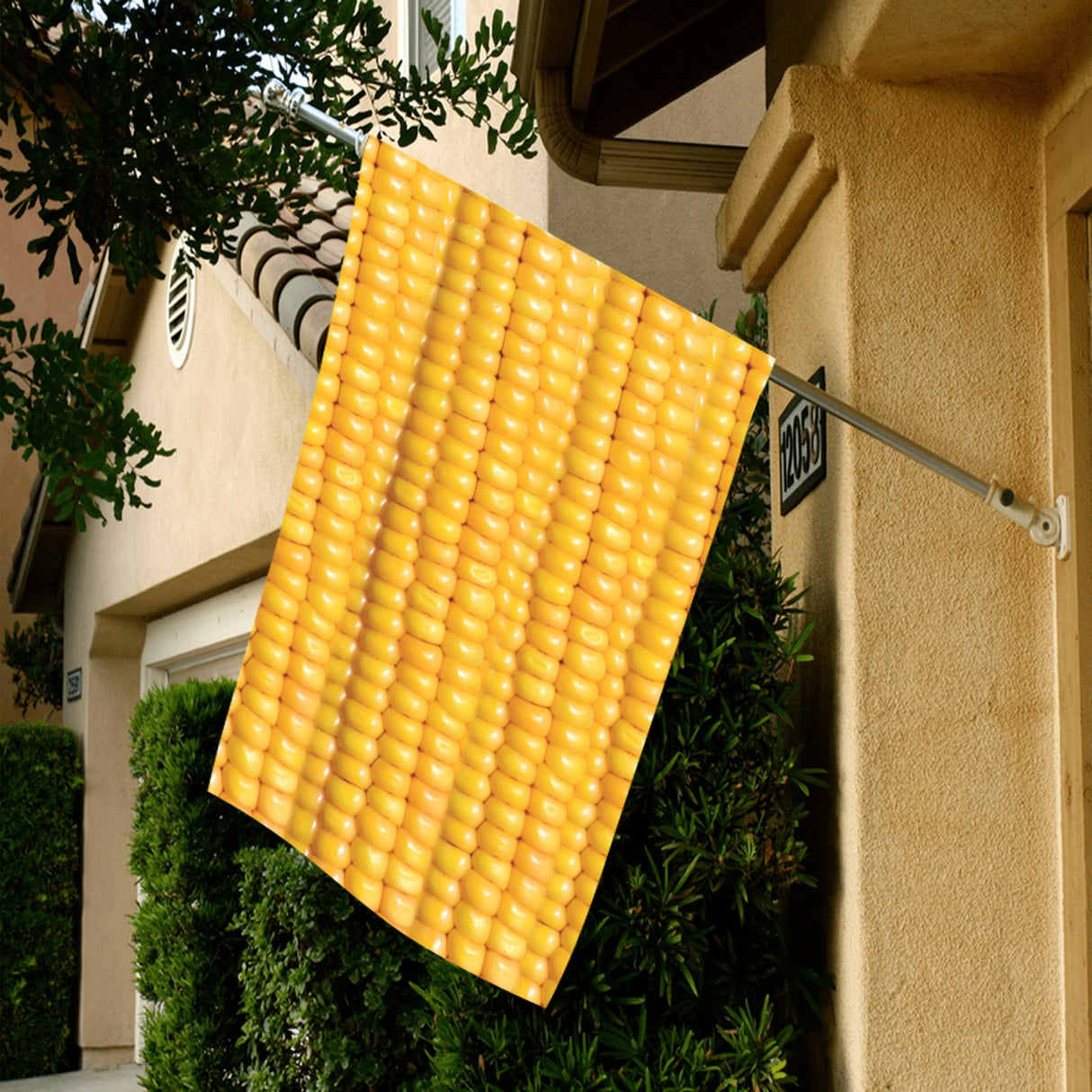 Corn Cob Garden Flag