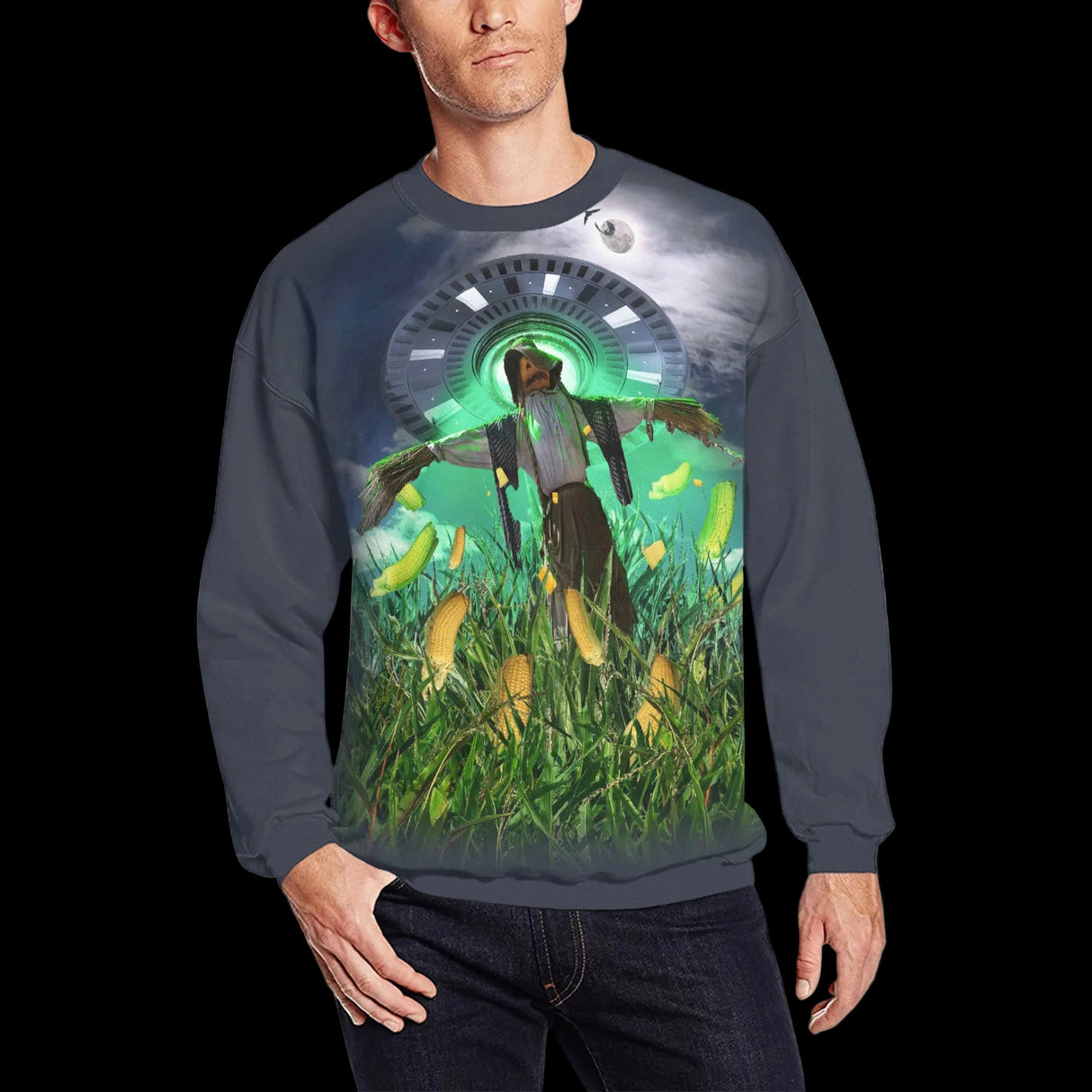 Scarecrow UFO Sweater