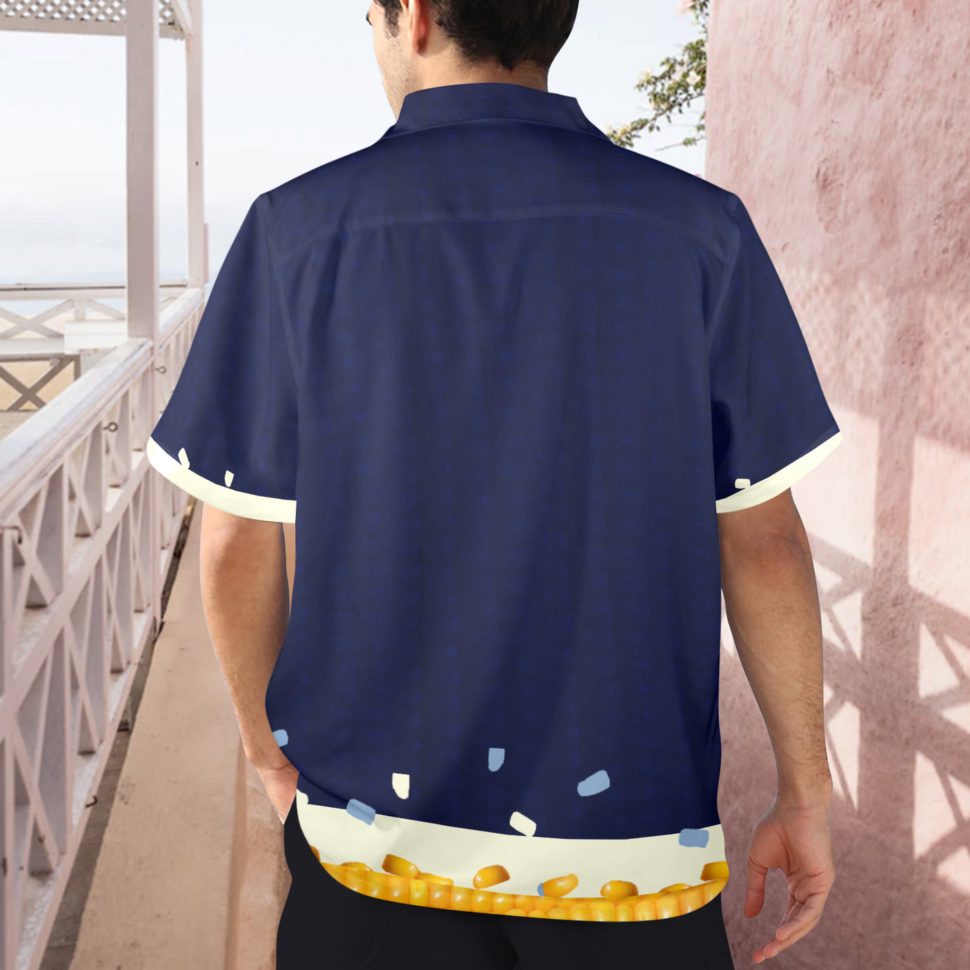 Corn Cob Hawaiian Shirt | Button Up Down Shirt