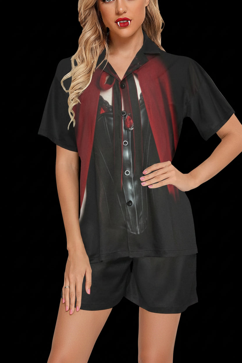 Blood Countess Vampire Costume Pajama Set