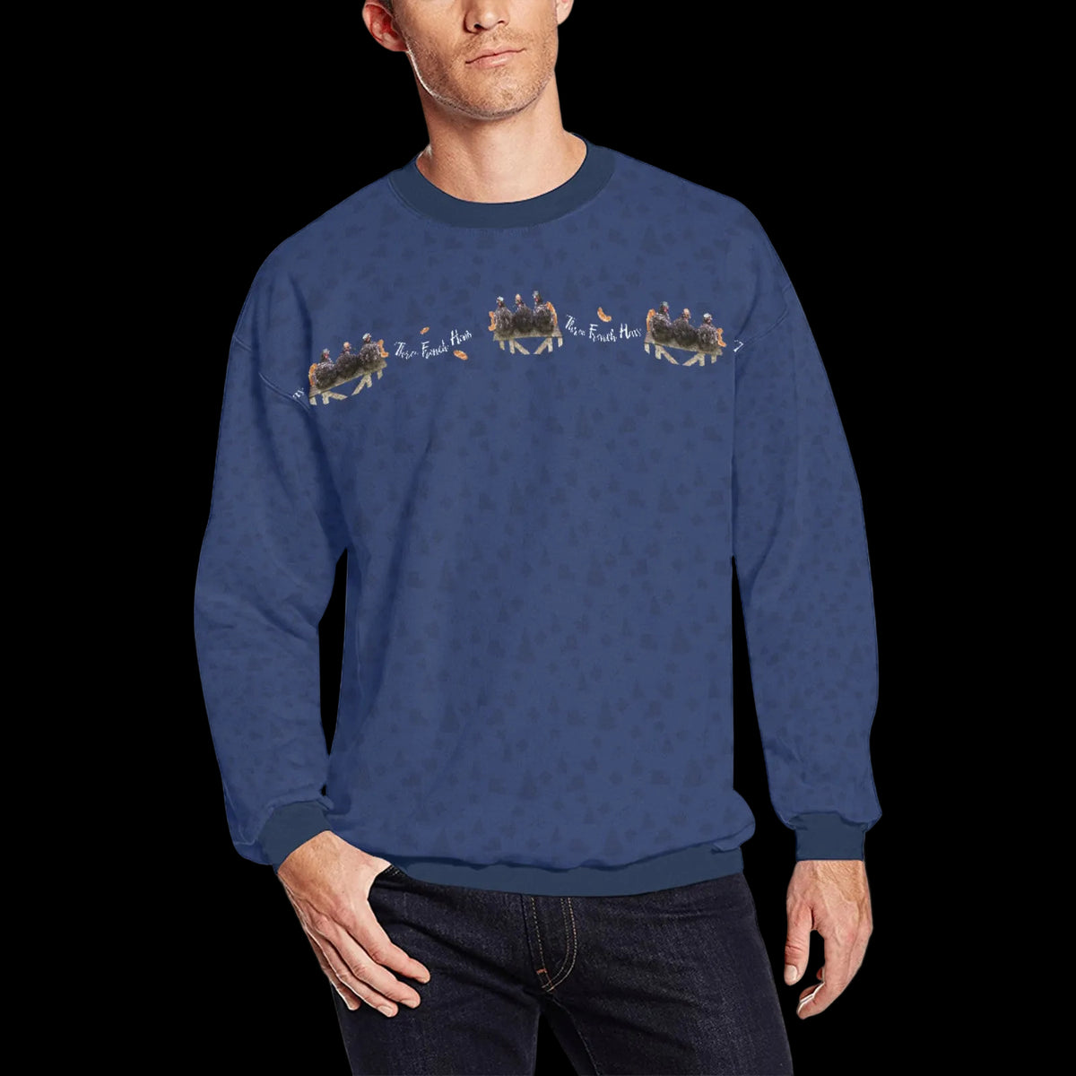French Hens 12 Days of Christmas Sweater