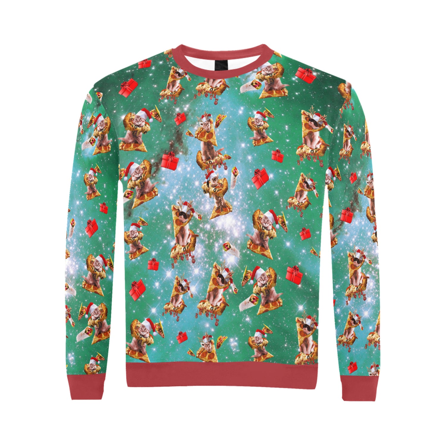 Christmas Space Cat Sweater