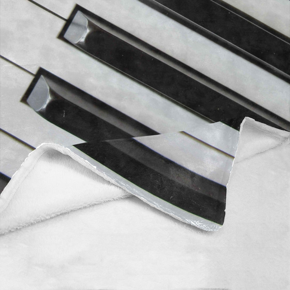 Piano Keys Throw Blanket