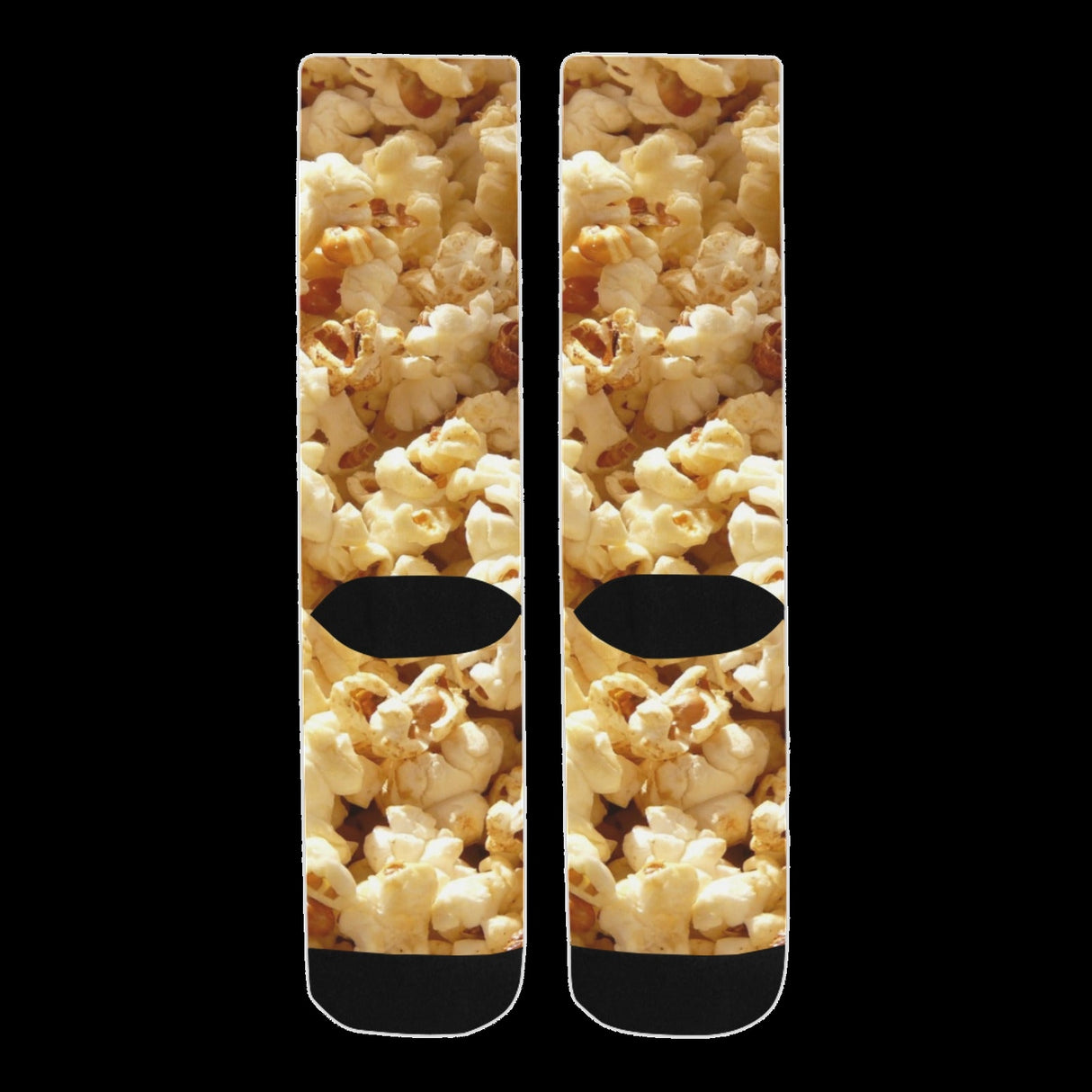 Popcorn Socks - Funny Movie Night Crew Socks