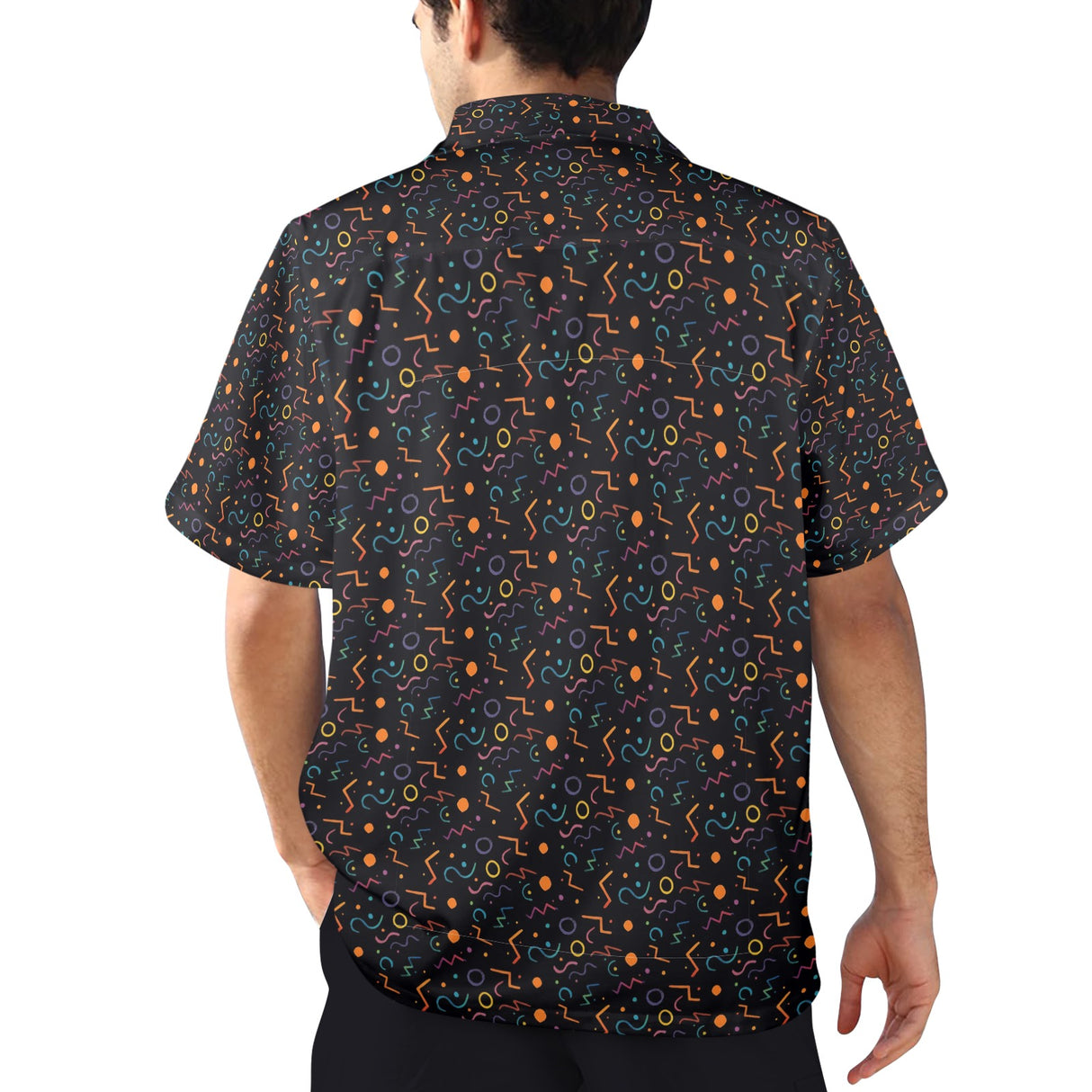 Arcade Carpet Hawaiian Shirt - Retro 80s Gamer Button-Up