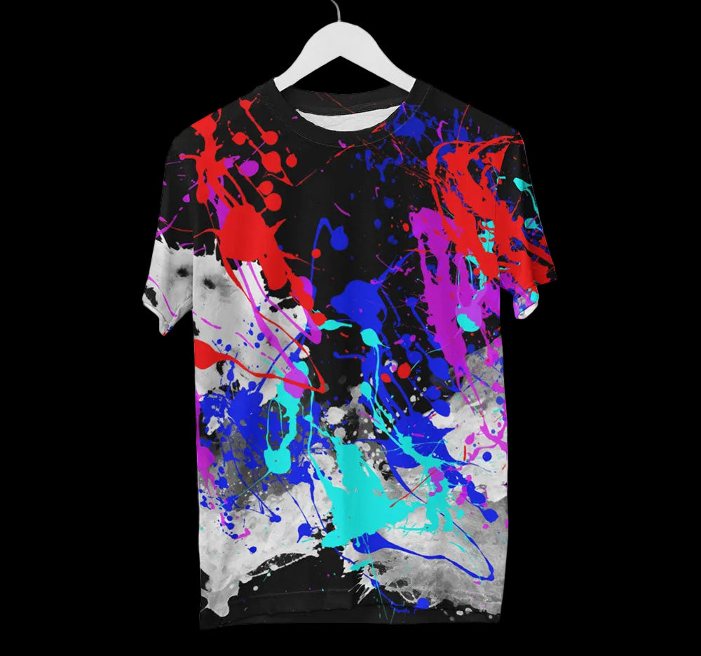 Paint Drip Shirt | AOP 3D Tee Shirts