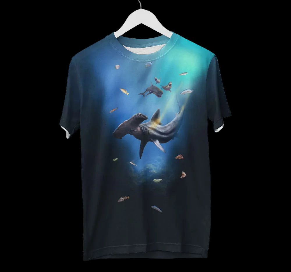 Hammerhead Shark Shirt | AOP 3D Tee Shirts