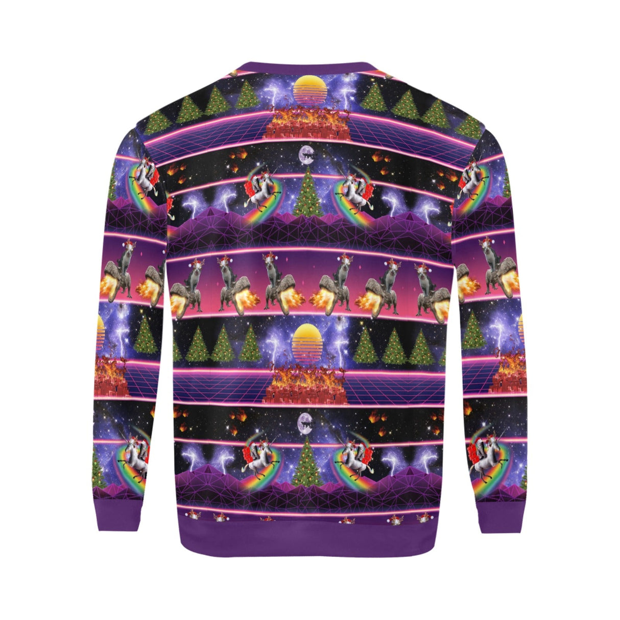 Cat Unicorn Dinosaur Ugly Christmas Sweater product detail