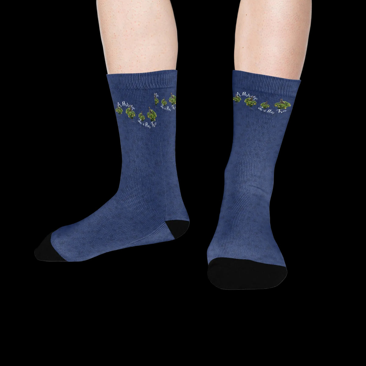 Partridge Pear Tree Christmas Socks