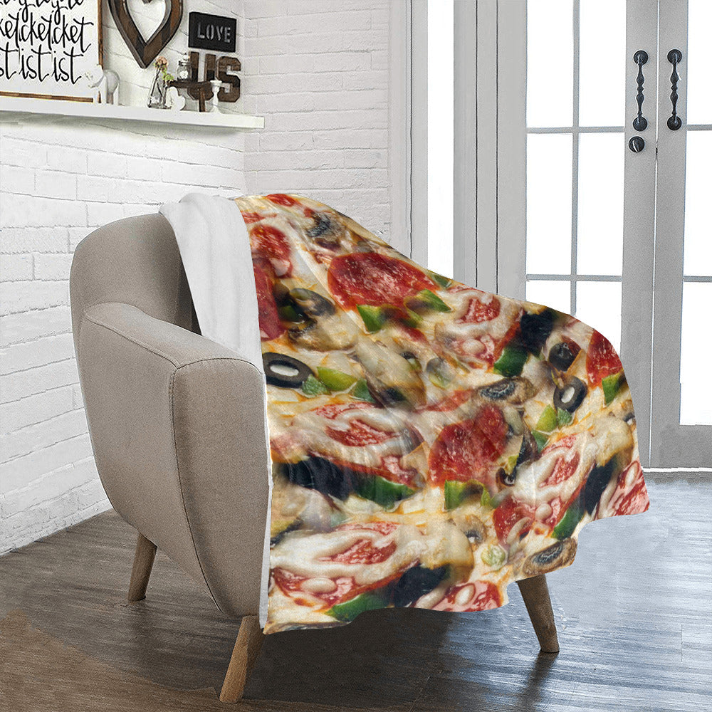 Supreme Pizza Throw Blanket