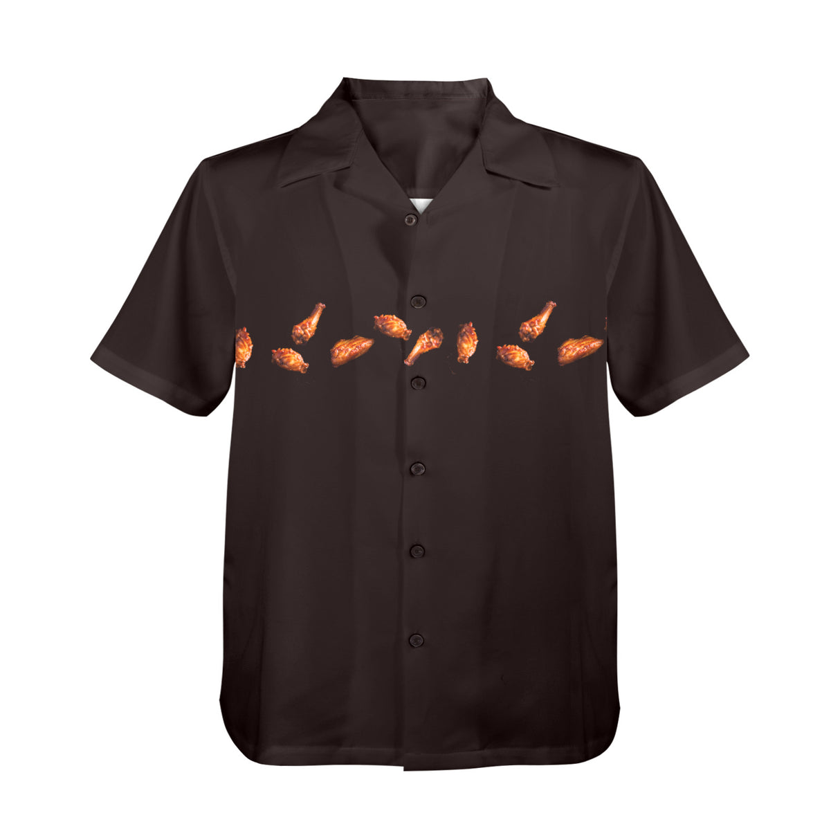 Chicken Wing Hawaiian Shirt - Buffalo Wing Button-Up