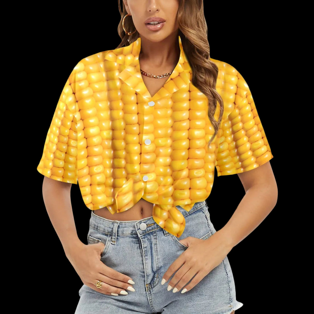 Corn Cob Women's Hawaiian Shirt