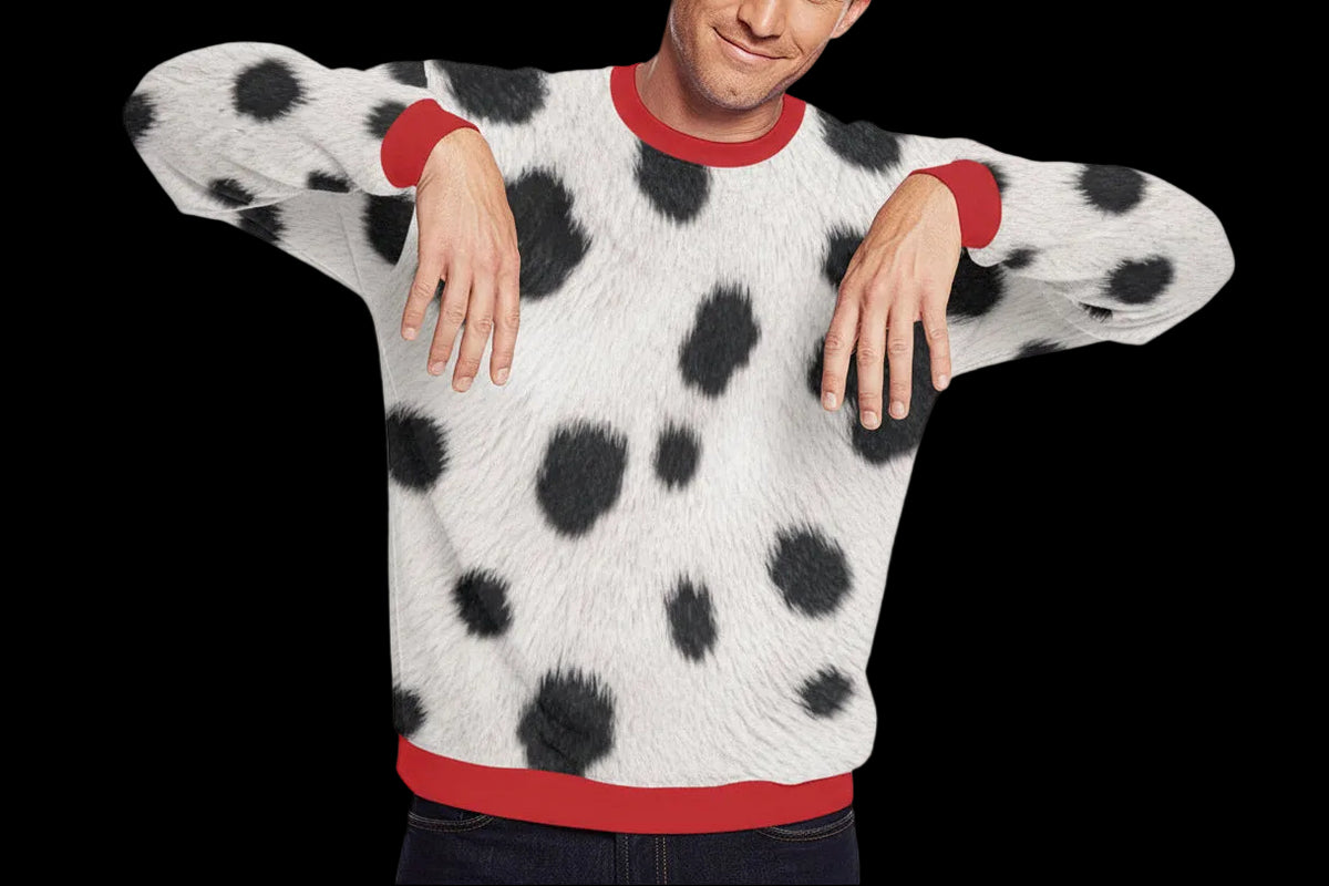 Dalmatian Costume Sweater