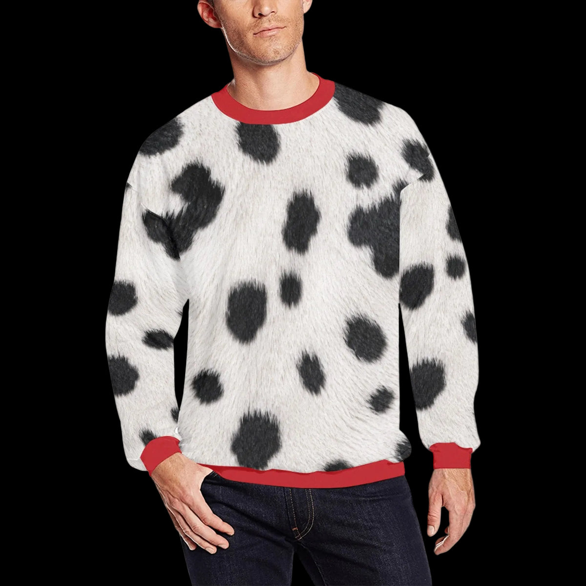 Dalmatian Costume Sweater