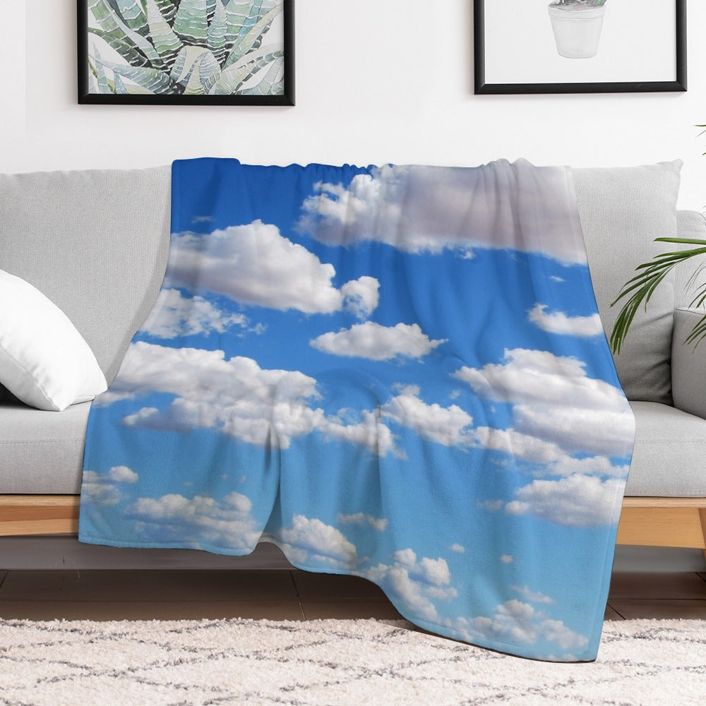 Clouds Throw Blanket