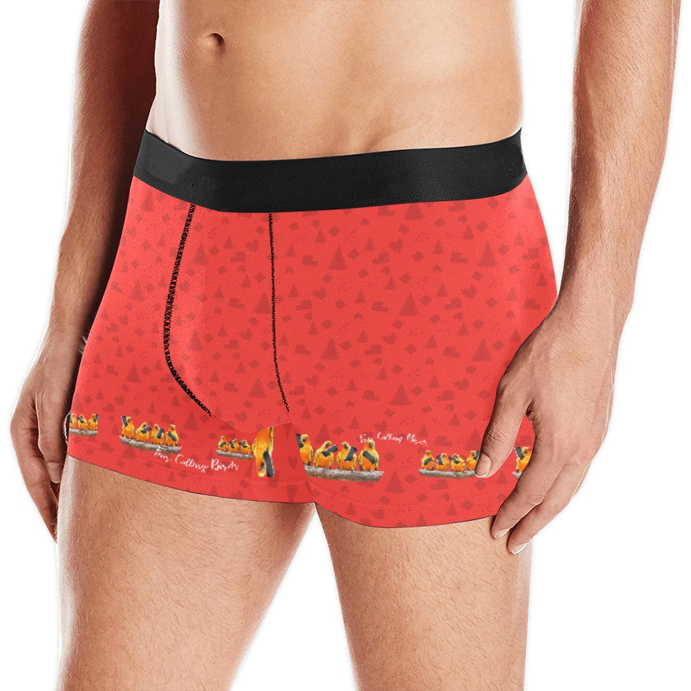 Calling Birds Christmas Boxer Brief Boxers