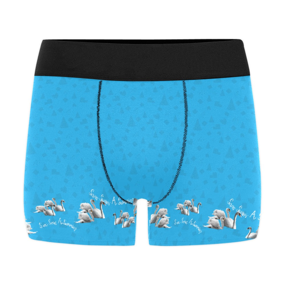 Swans Swimming Christmas Boxer Brief Boxers