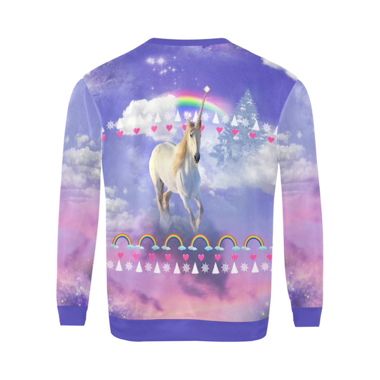 Rainbow Unicorn Ugly Christmas Sweater