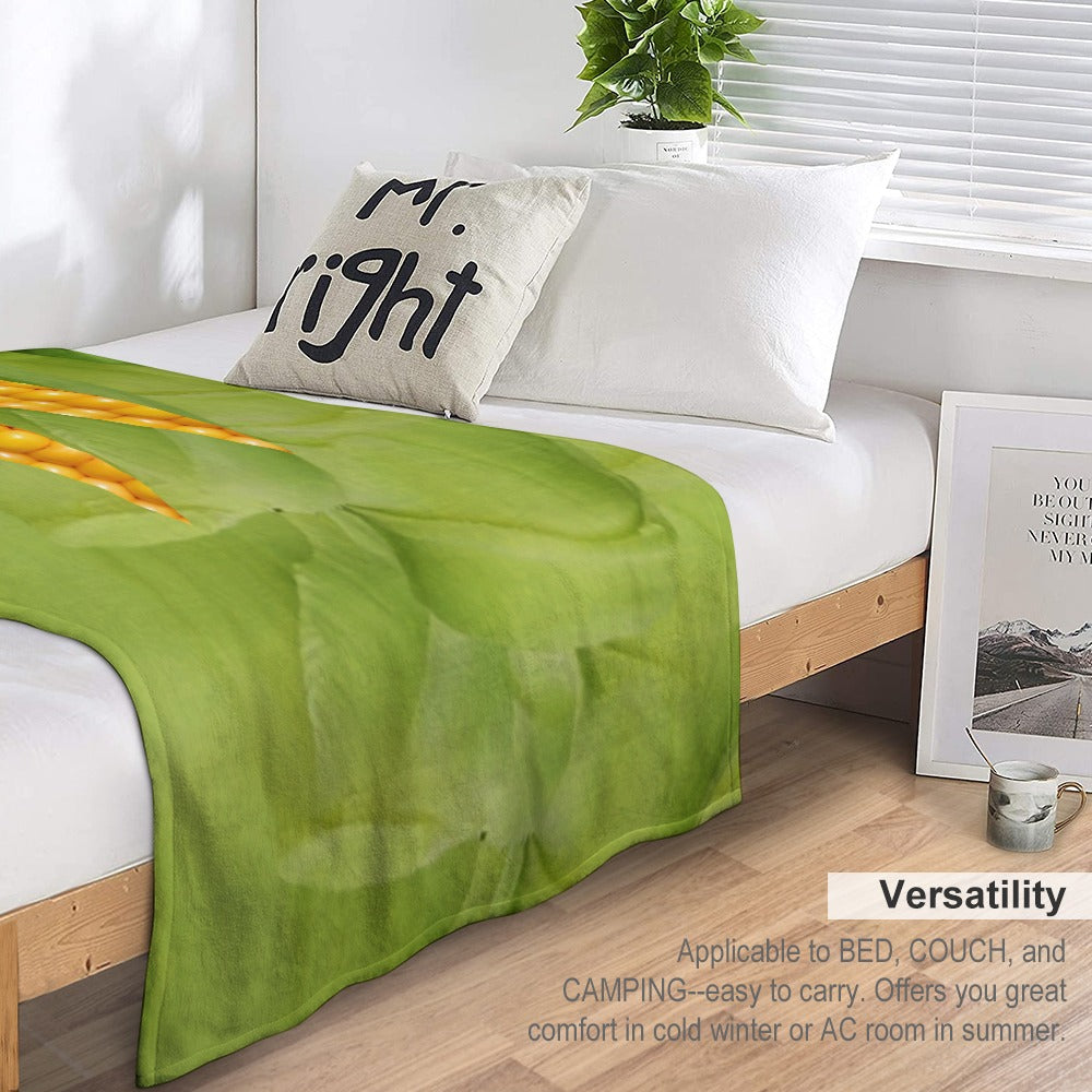 Corn Cob Throw Blanket